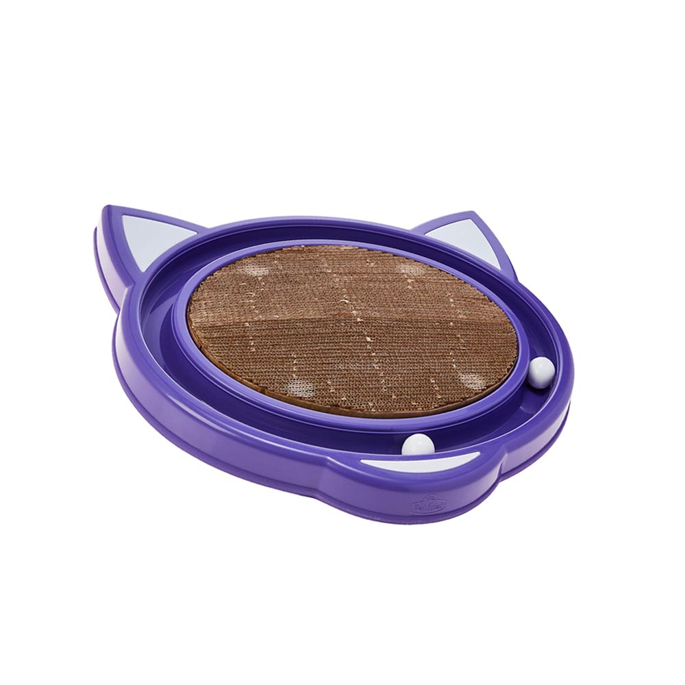 Arranhador para gato Cat Crazy nas cores preto ou lilás