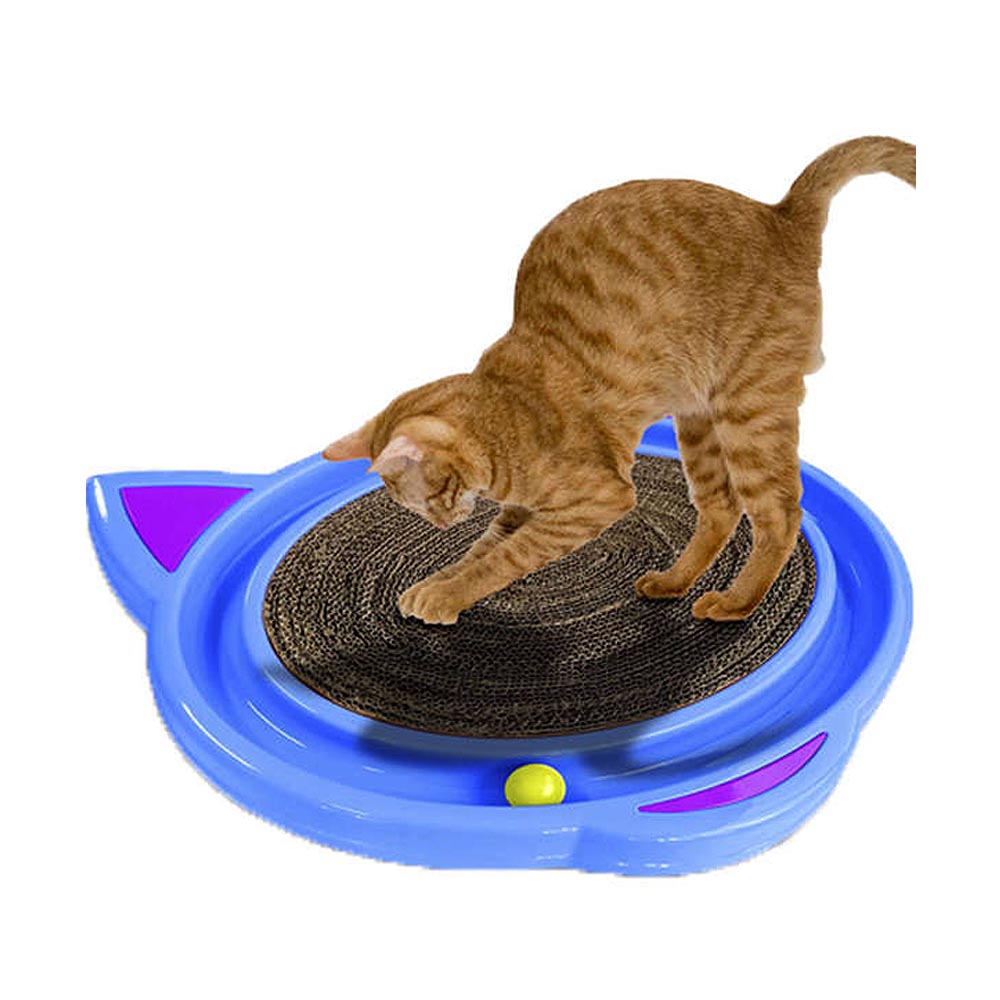 Arranhador para gato Cat Crazy nas cores preto ou lilás